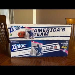 Dallas Cowboys Ziplocs